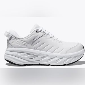 Hoka Bondi leather sneakers